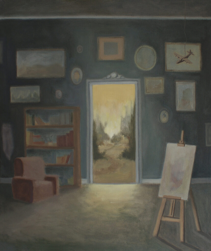 Interior, 2023 Óleo sobre tela 60 x 40 cm